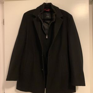 Men’s Black Overcoat/Peacoat size M